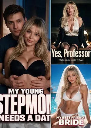 Bree Whitlock in Candy AI Shorts: montage of 2 series posters