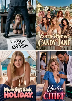 Harriet Seagrave in Candy AI Shorts: montage of 4 series posters