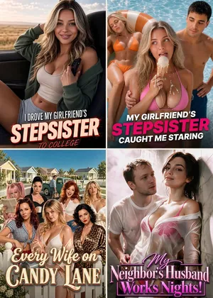Kenzie Whitaker in Candy AI Shorts: montage of 5 series posters